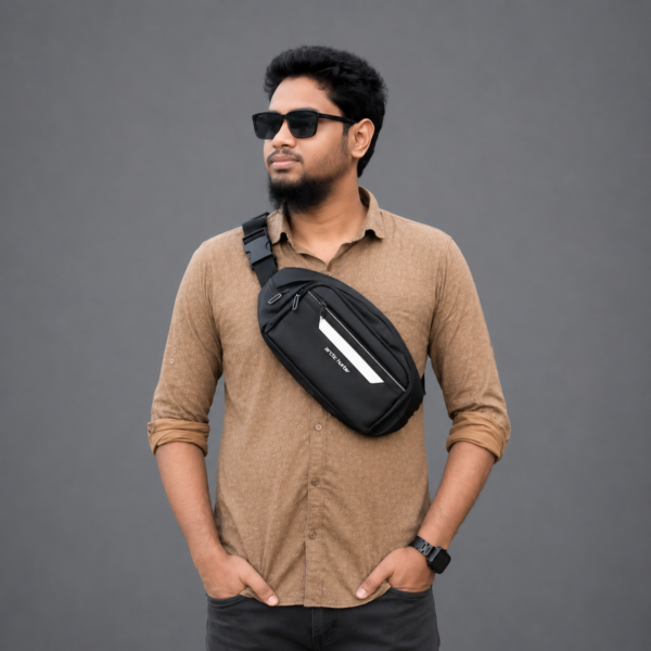 আরকটিক হান্টার নিউ লুক ব্লাক ক্রসবডি ব্যাগ